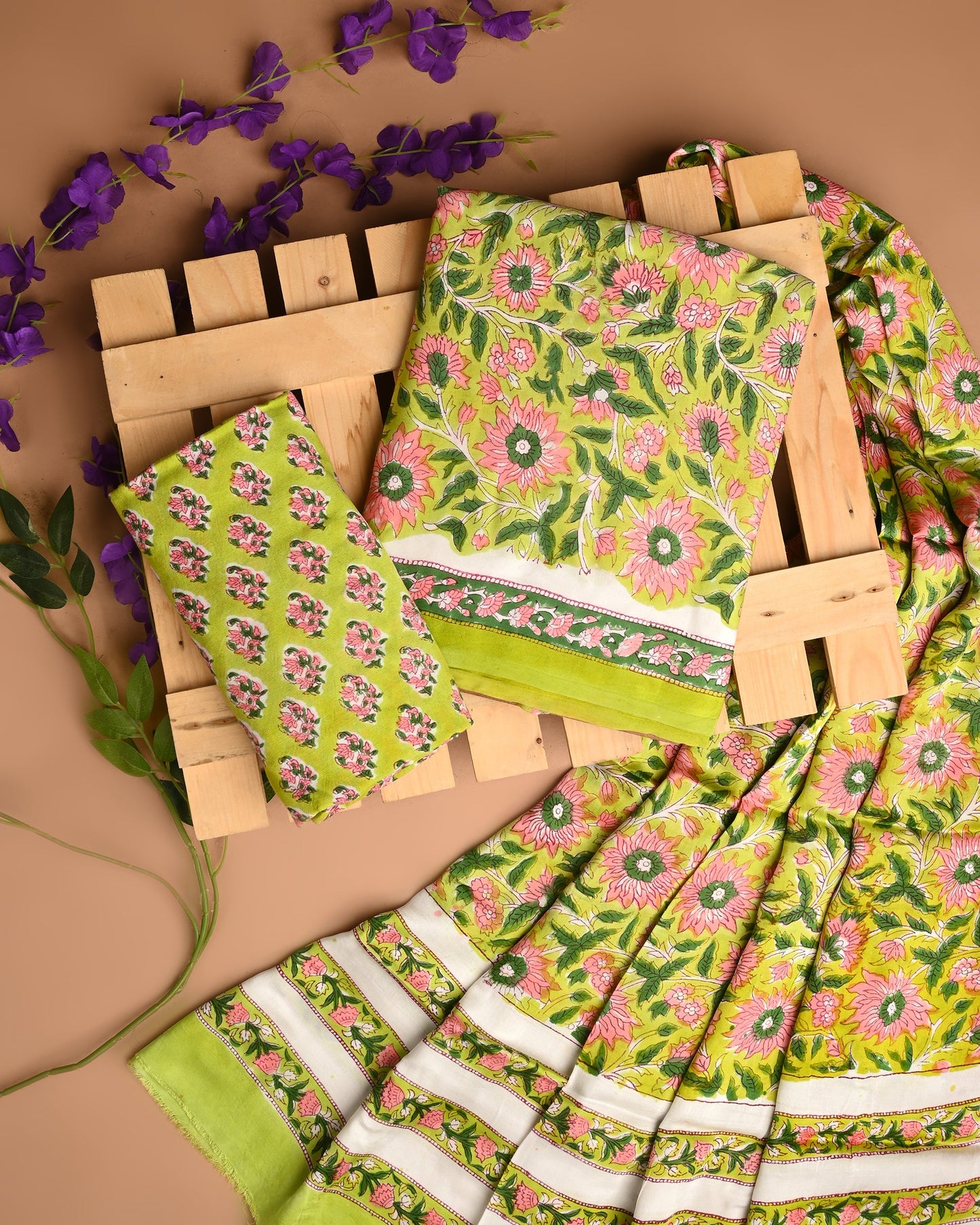 Modal Satin Suit Set