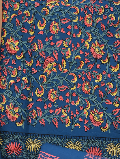 Cotton Suit with Chiffon Dupatta
