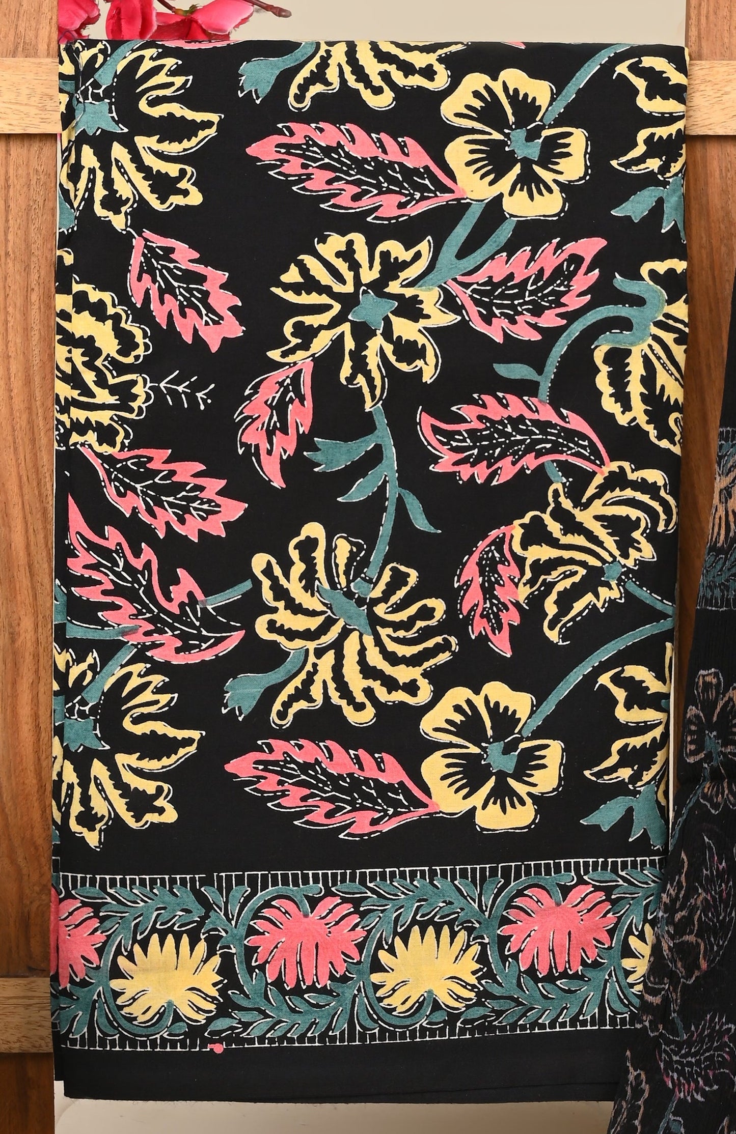 Cotton Suit with Chiffon Dupatta
