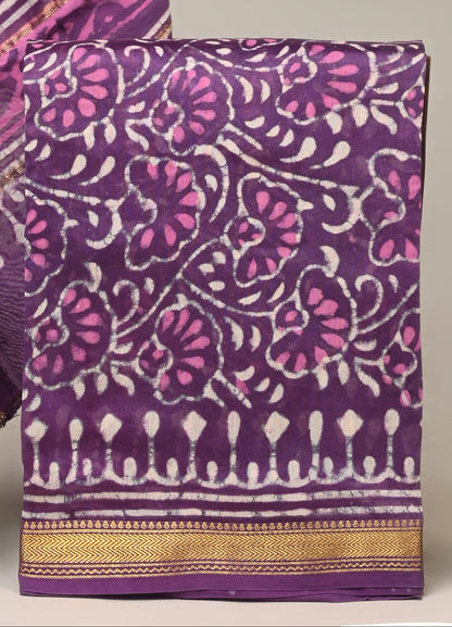 Maheshwari Silk Suit Set