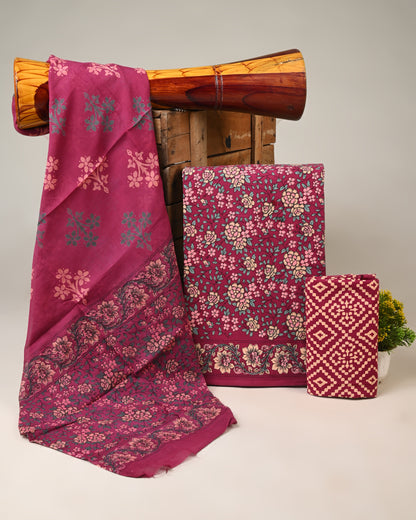 Cotton Suits with Cotton Dupatta