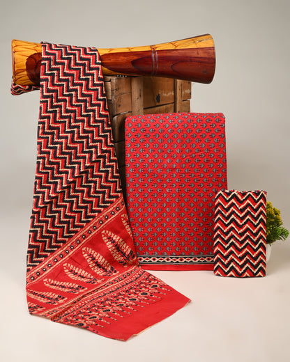 Cotton Suits with Cotton Dupatta
