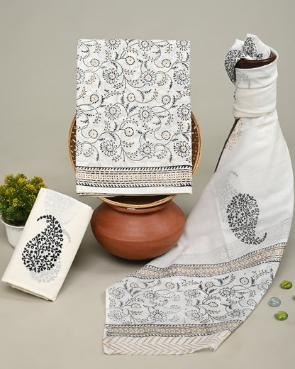 Cotton Suits with Cotton Dupatta