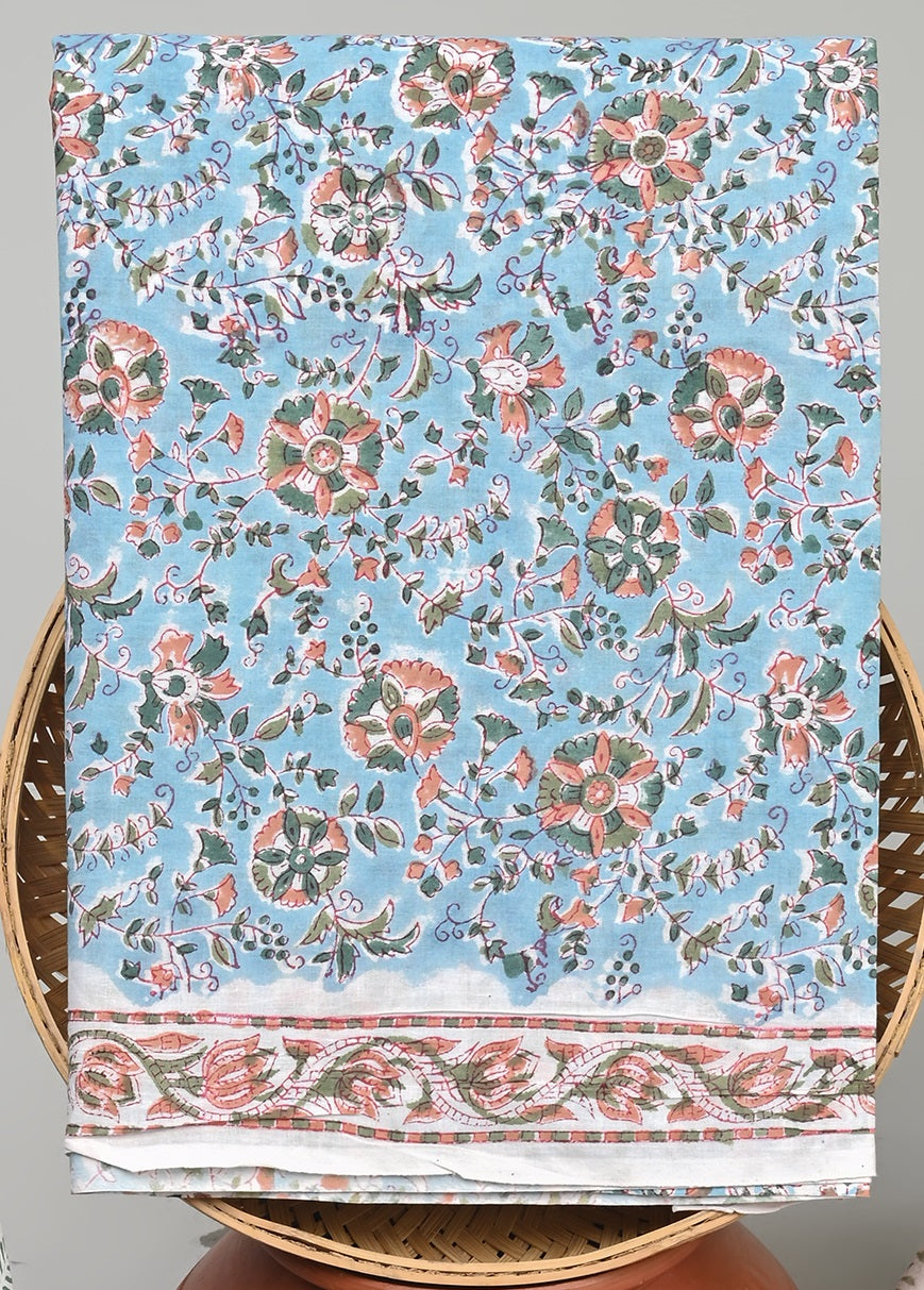 Cotton Suit with Chanderi Dupatta