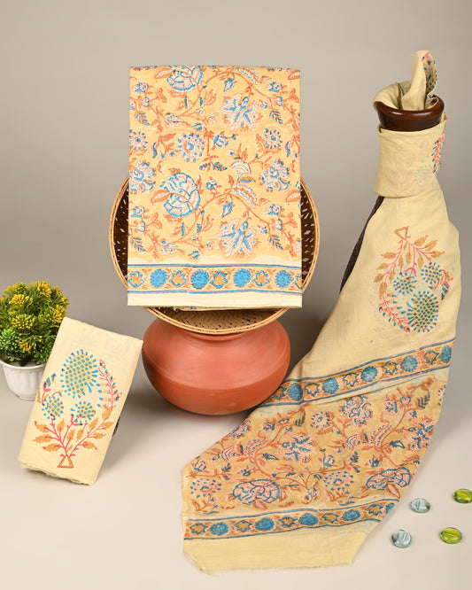 Cotton Suits with Cotton Dupatta