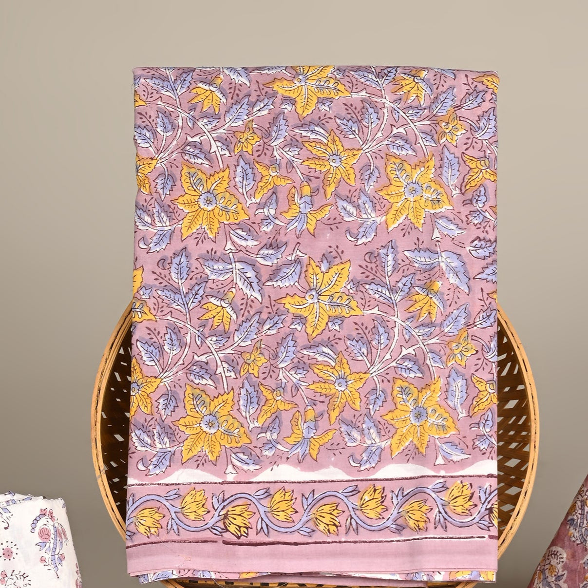 Cotton Suit with Chanderi Dupatta