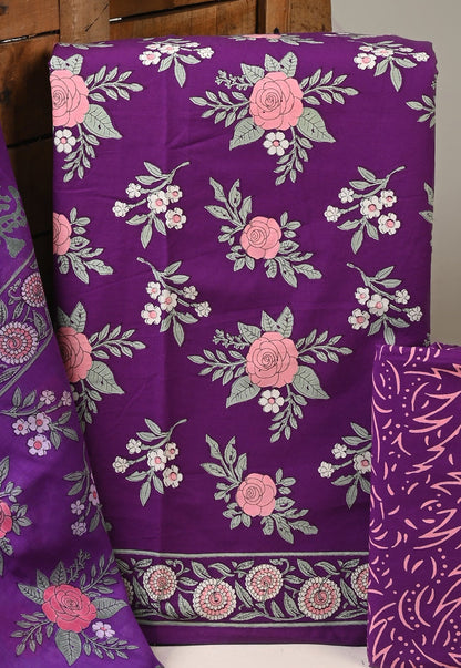 Cotton Suits with Cotton Dupatta