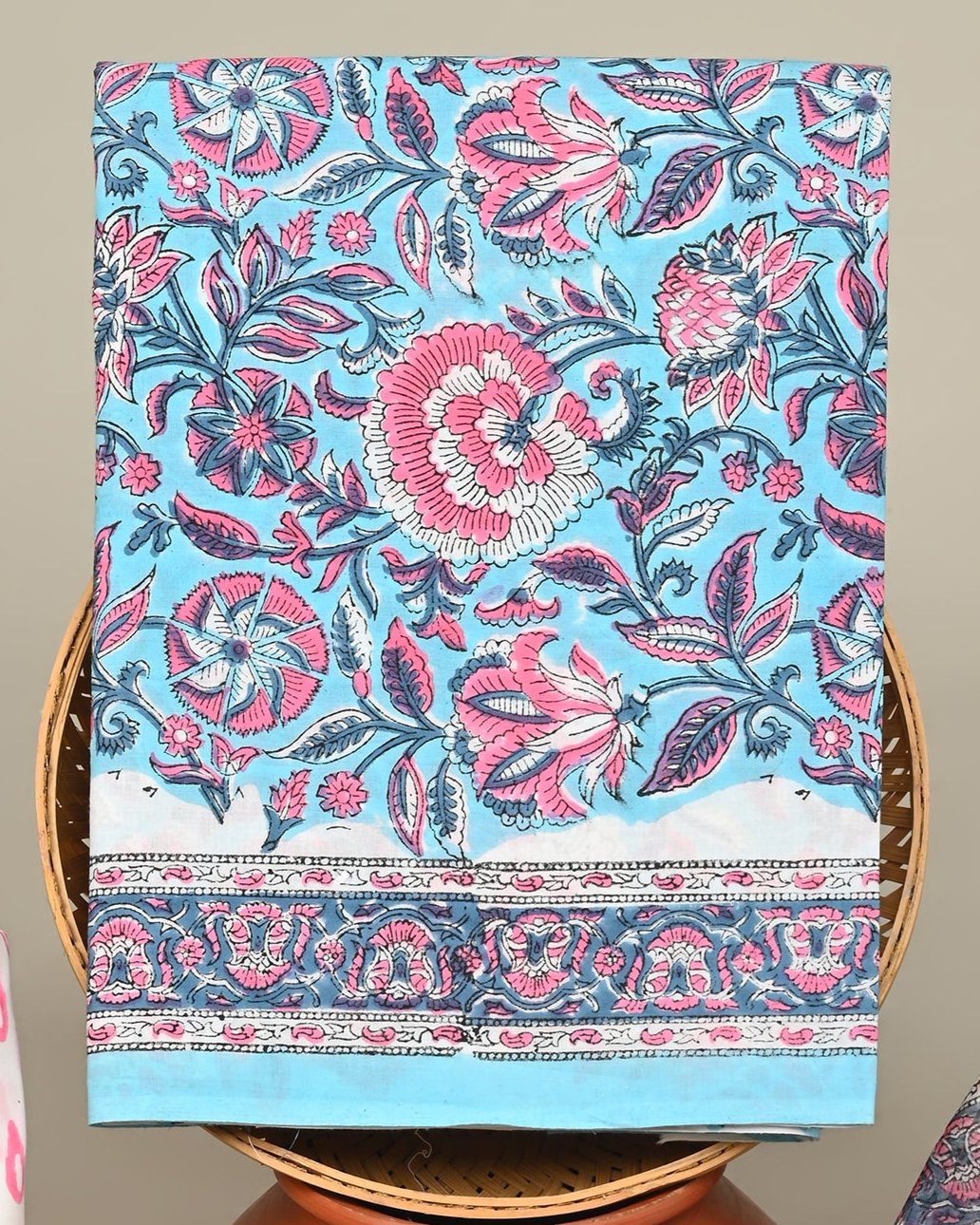 Cotton Suit with Chanderi Dupatta