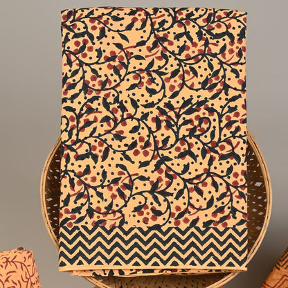 Cotton Suit with Chanderi Dupatta