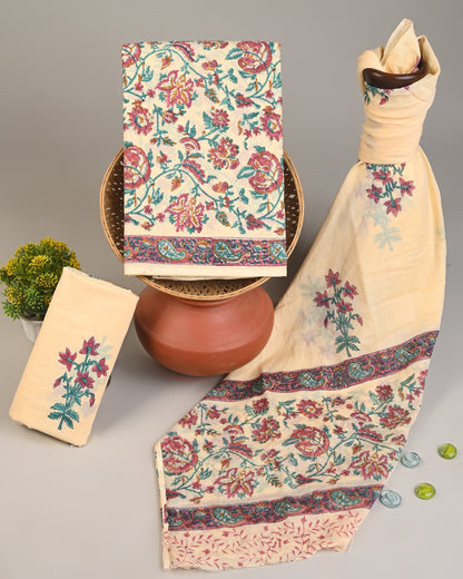 Cotton Suits with Cotton Dupatta
