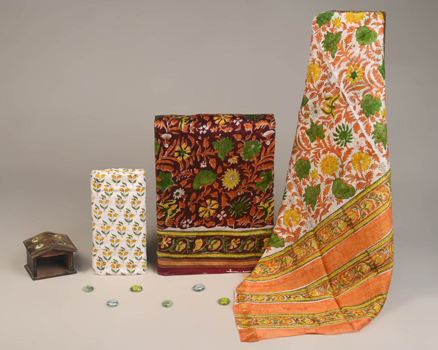 Chanderi Silk Suit Set