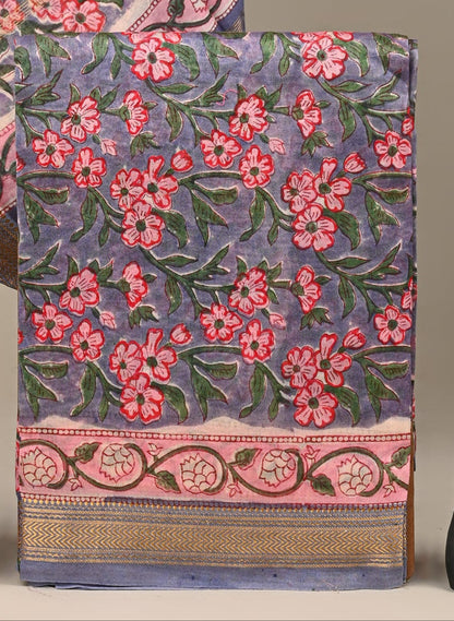 Maheshwari Silk Suit Set