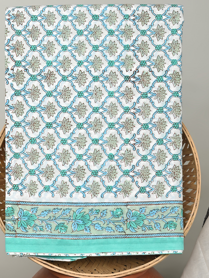Cotton Suit with Chanderi Dupatta