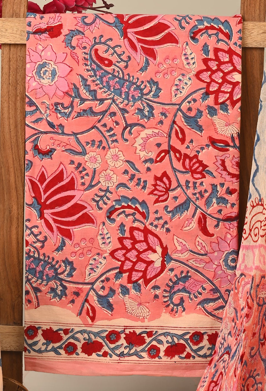 Cotton Suit with Chiffon Dupatta