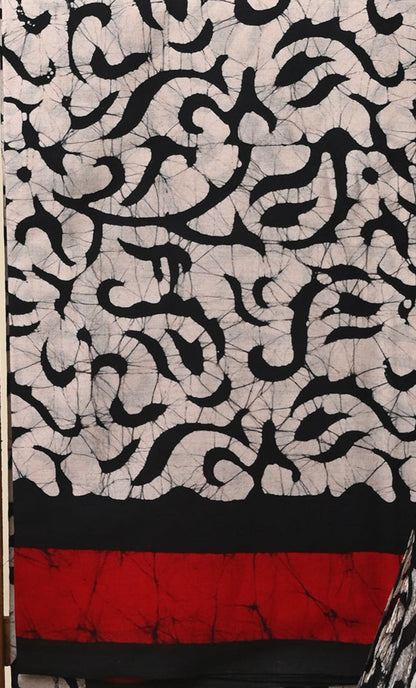 Cotton Suit with Chiffon Dupatta
