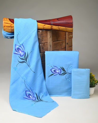 Cotton Suits with Cotton Dupatta