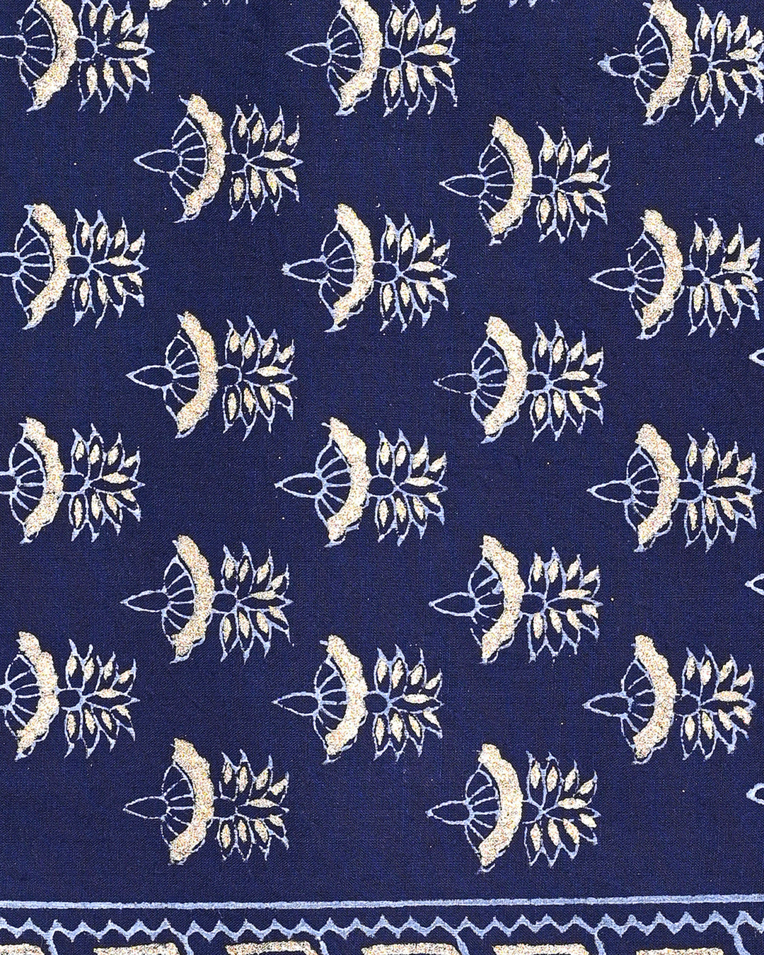 New Elegant Hand Block Print Cotton Suit Top And Bottom Set (BSTB101)