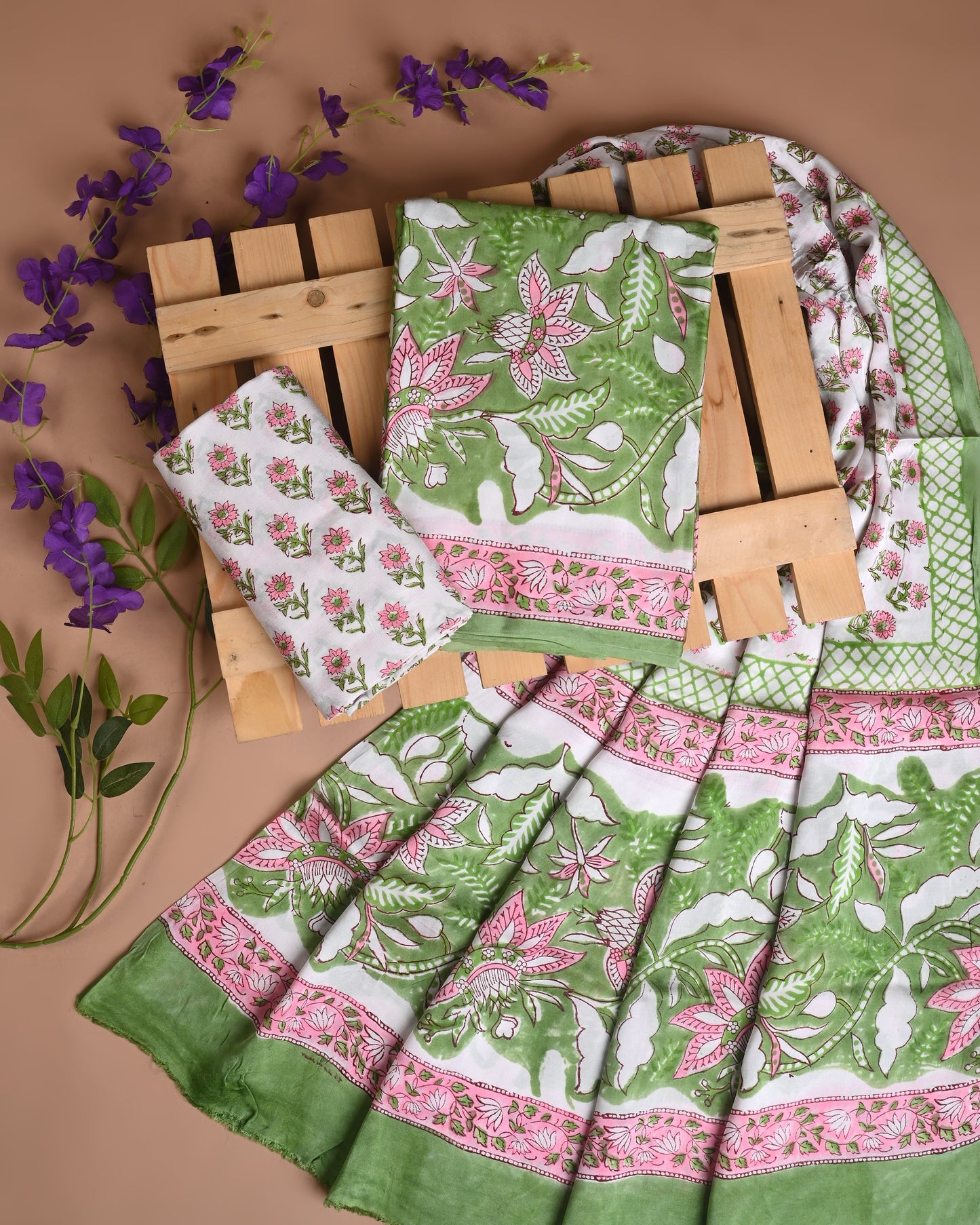 Modal Satin Suit Set