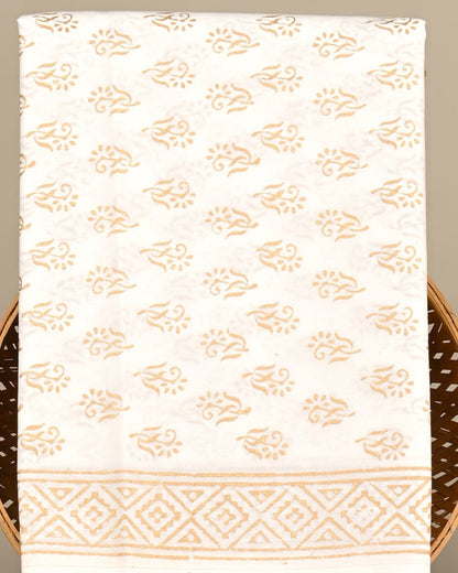 Cotton Suit with Chanderi Dupatta