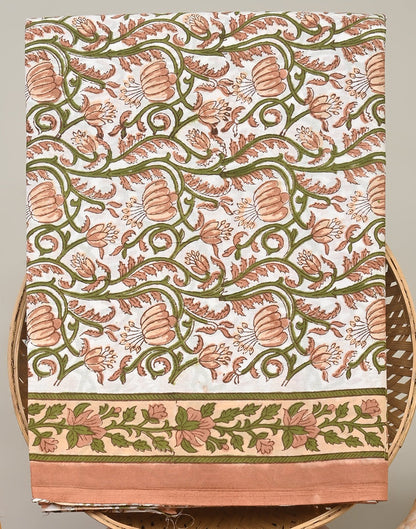 Cotton Suit with Chanderi Dupatta