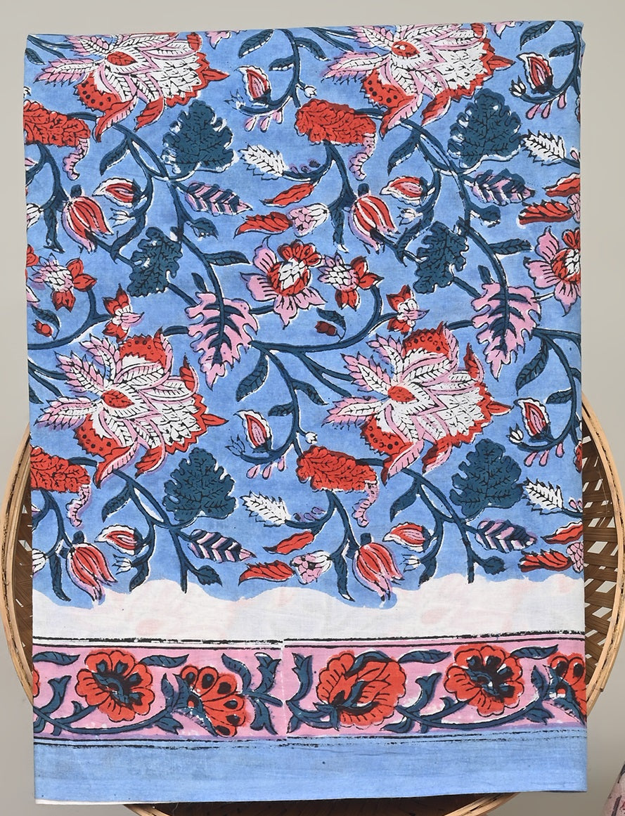 Cotton Suit with Chanderi Dupatta