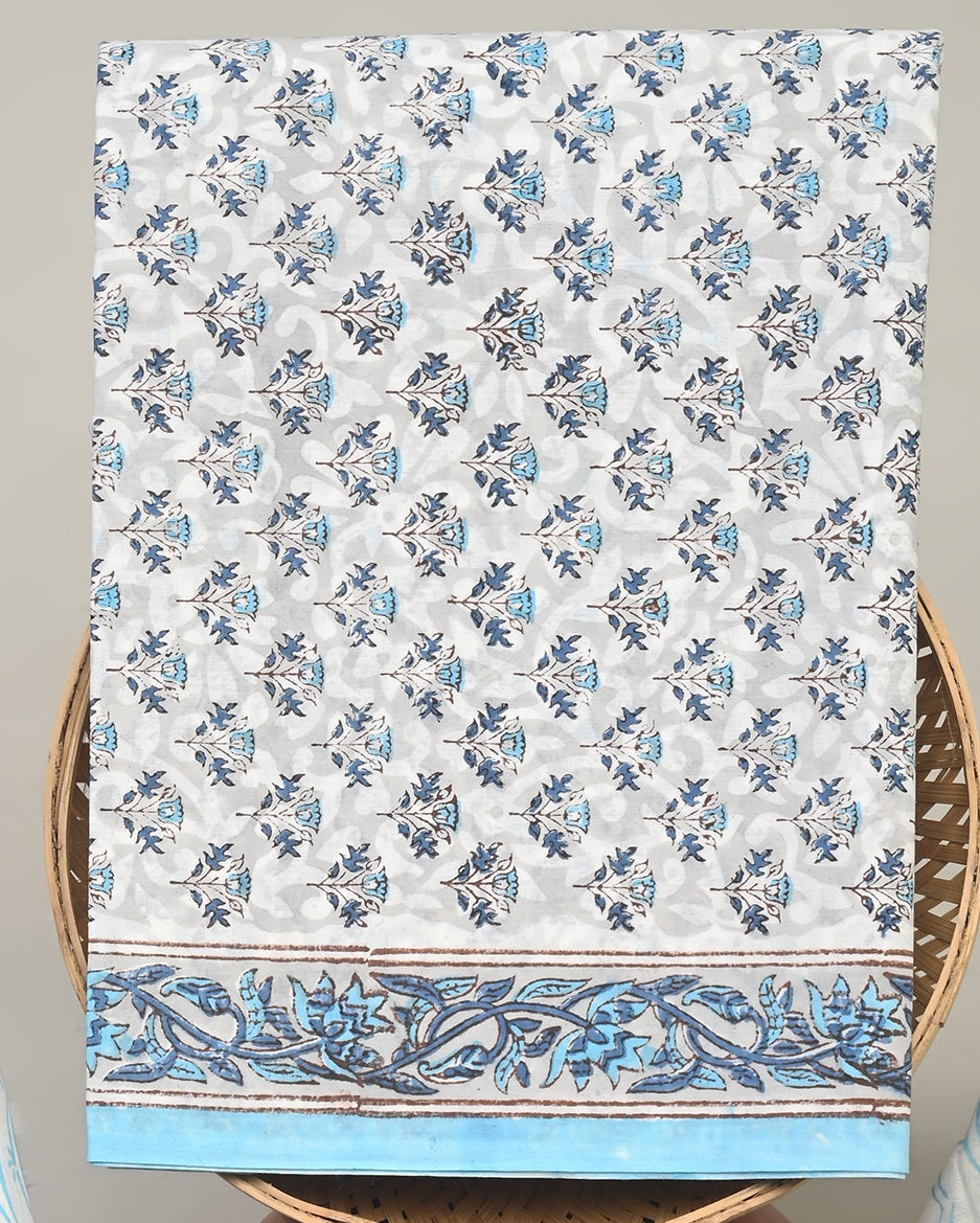 Cotton Suit with Chanderi Dupatta