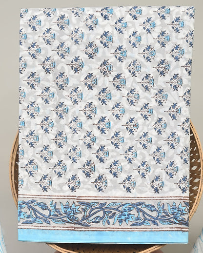 Cotton Suit with Chanderi Dupatta