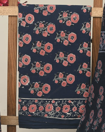 Cotton Suit with Chiffon Dupatta