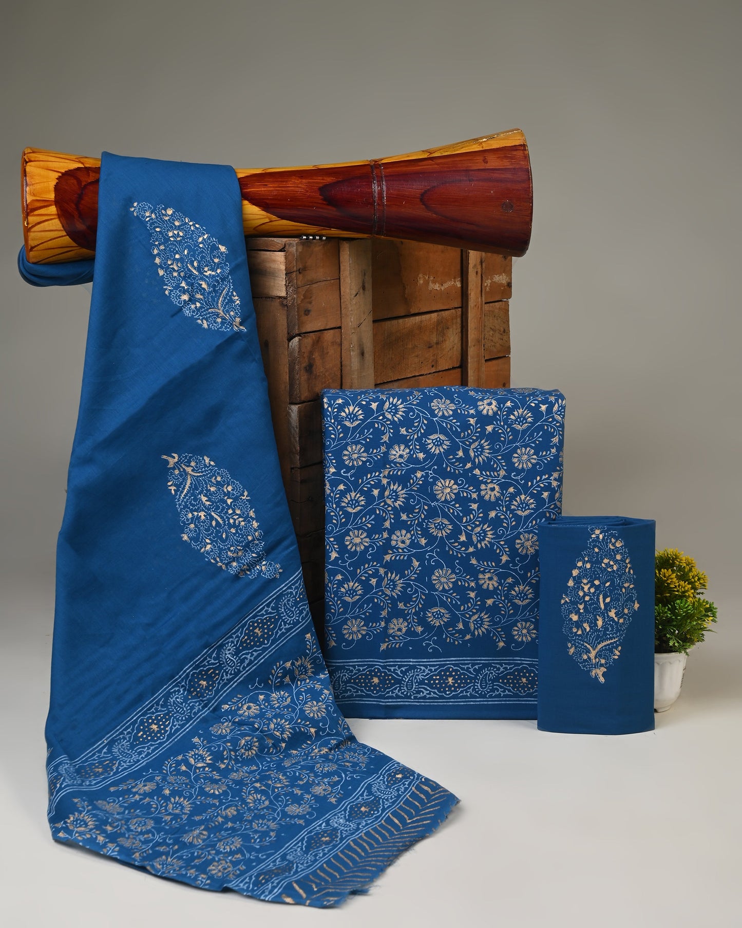 Cotton Suits with Cotton Dupatta