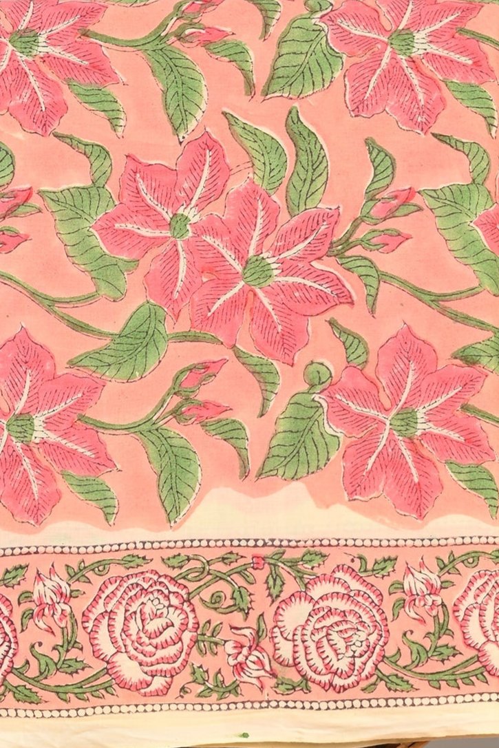 Cotton Suit with Chanderi Dupatta