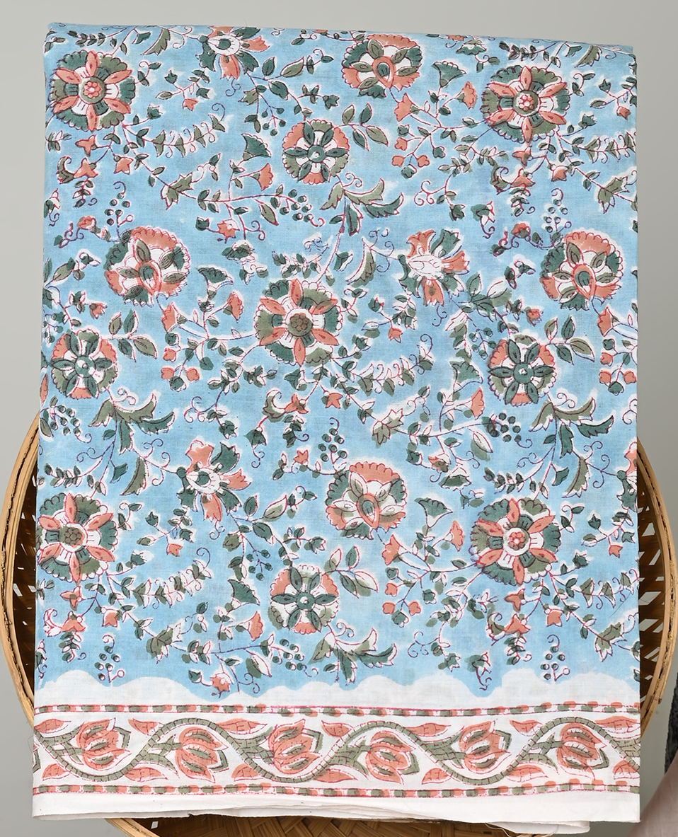 Cotton Suit with Chanderi Dupatta