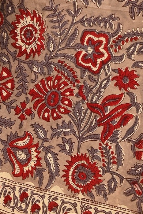 Cotton Suit with Chiffon Dupatta