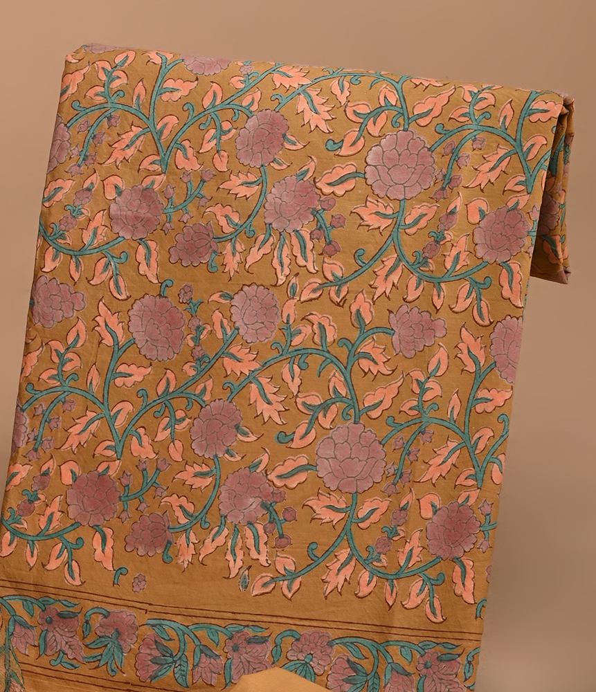 Cotton Suit with Chiffon Dupatta