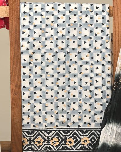 Cotton Suit with Chiffon Dupatta