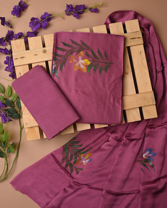 Modal Satin Suit Set