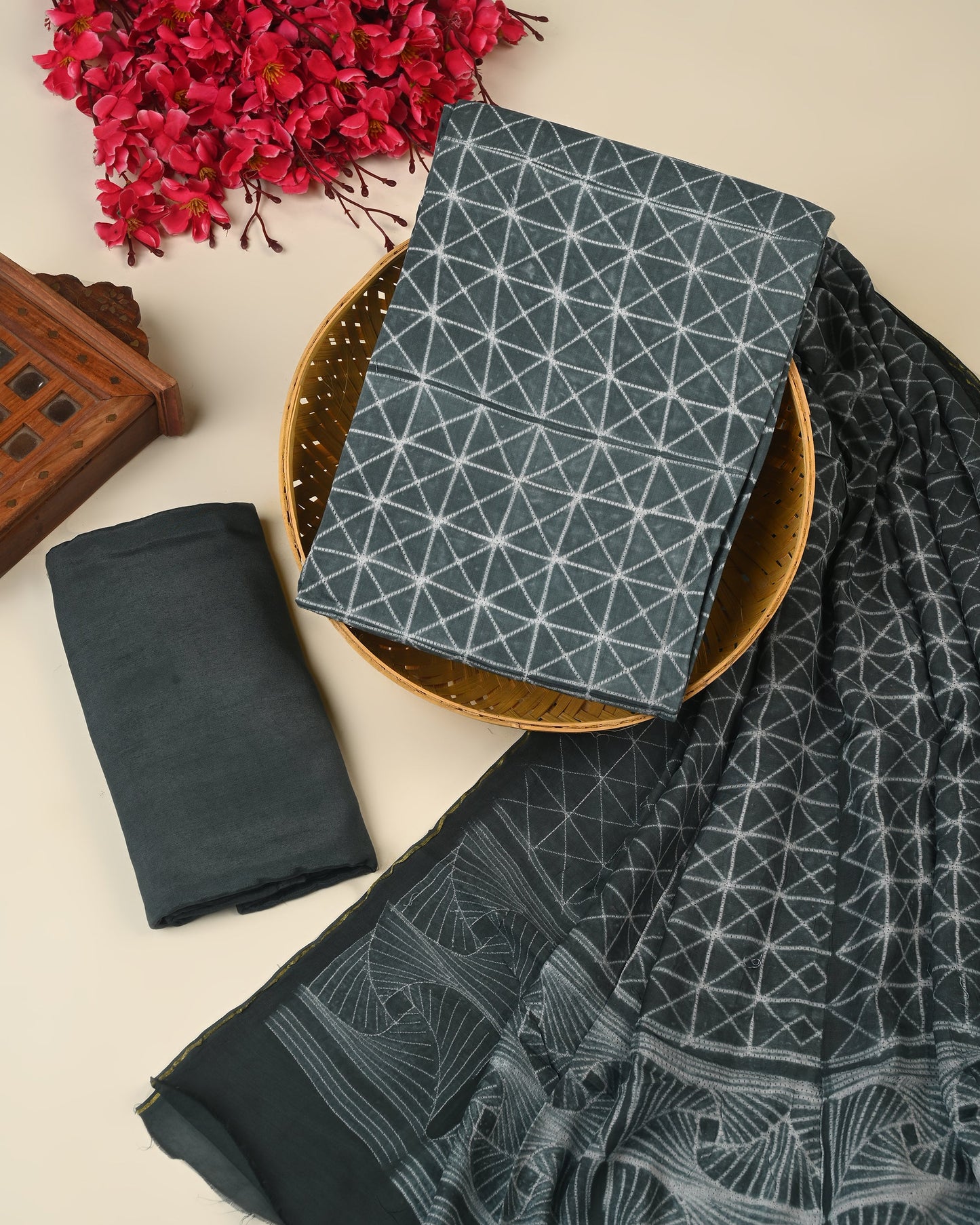 Special Shibori  Muslin Suits Sets