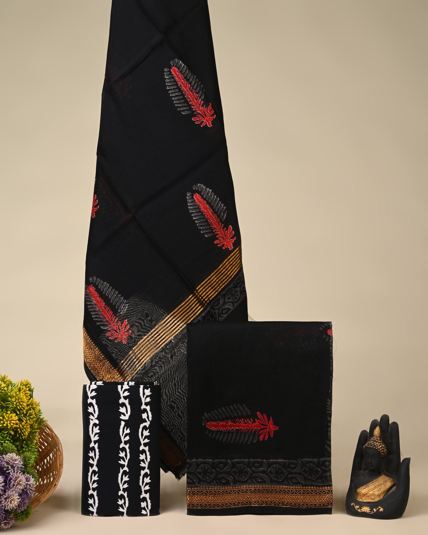 Maheshwari Silk Suit Set