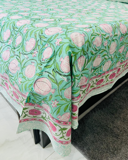 Gulabi Anar cotton bedsheet set - Heritagewear