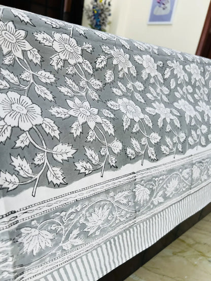 Neelpatra Boota cotton bedsheet set - Heritagewear