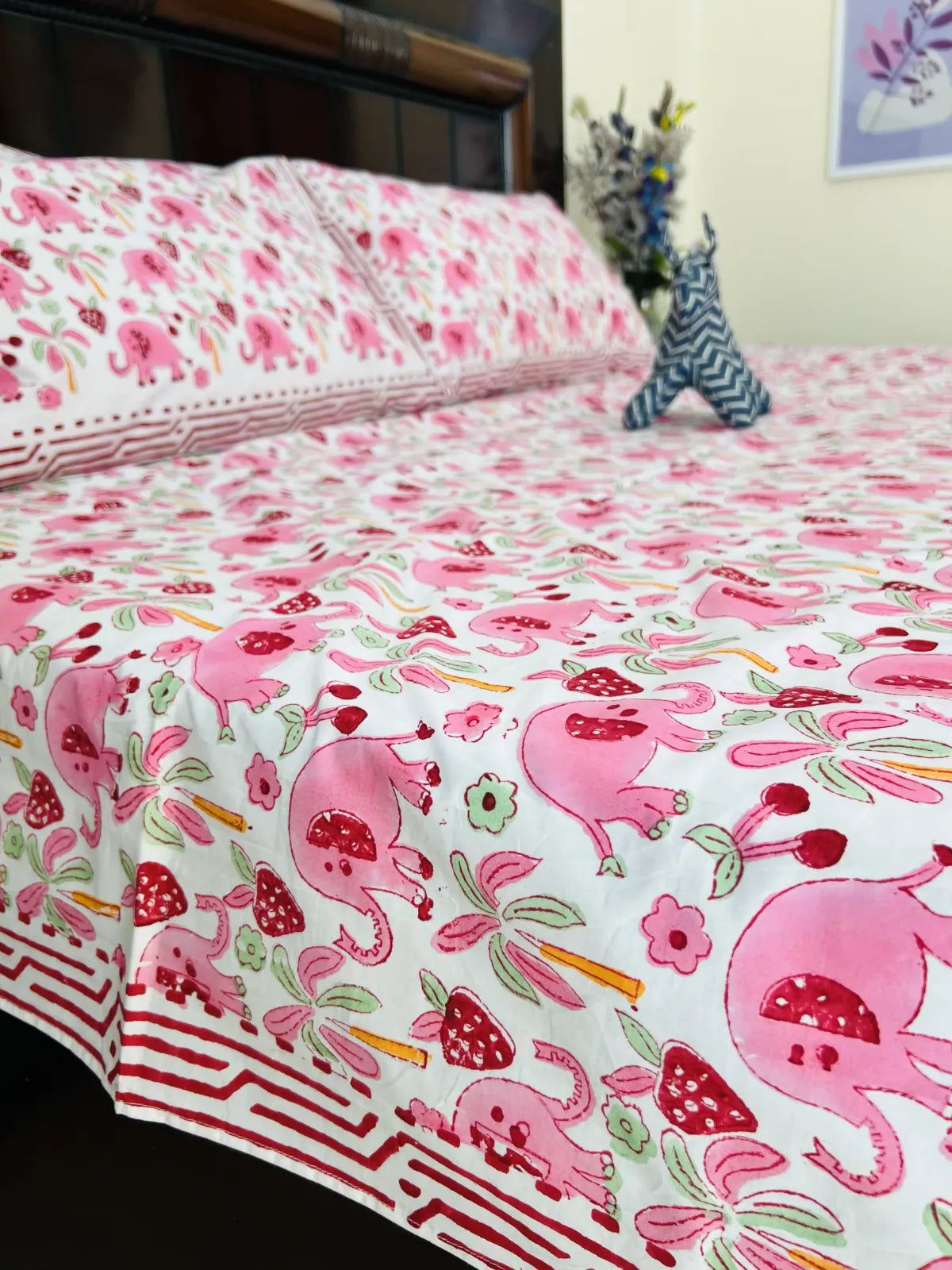 Baby Ella cotton bedsheet set - Heritagewear