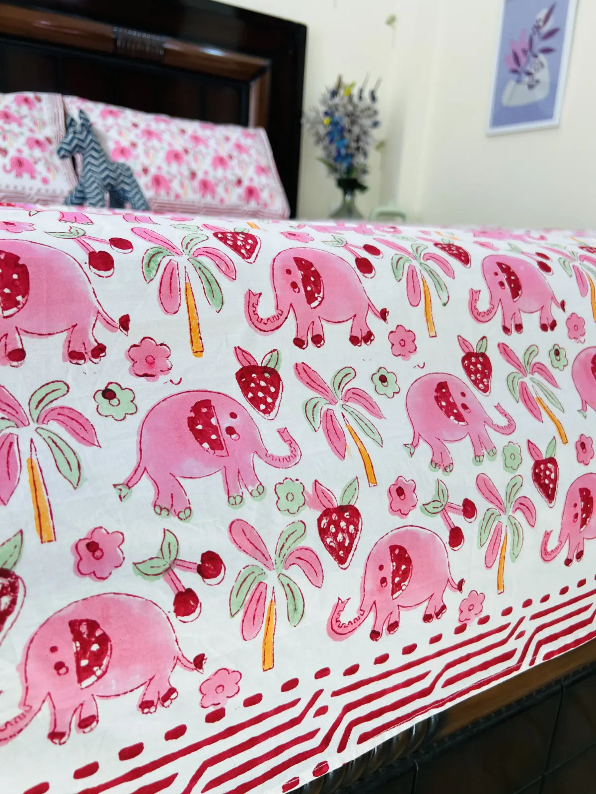 Baby Ella cotton bedsheet set - Heritagewear