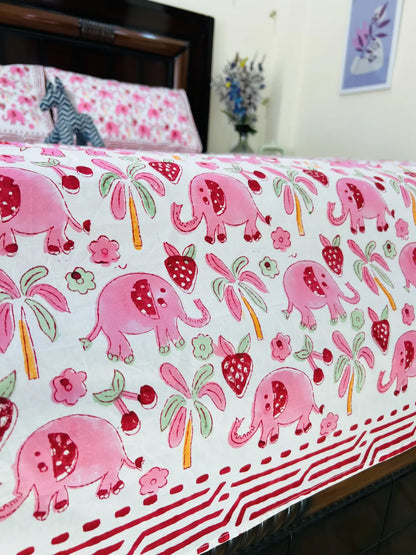 Baby Ella cotton bedsheet set - Heritagewear