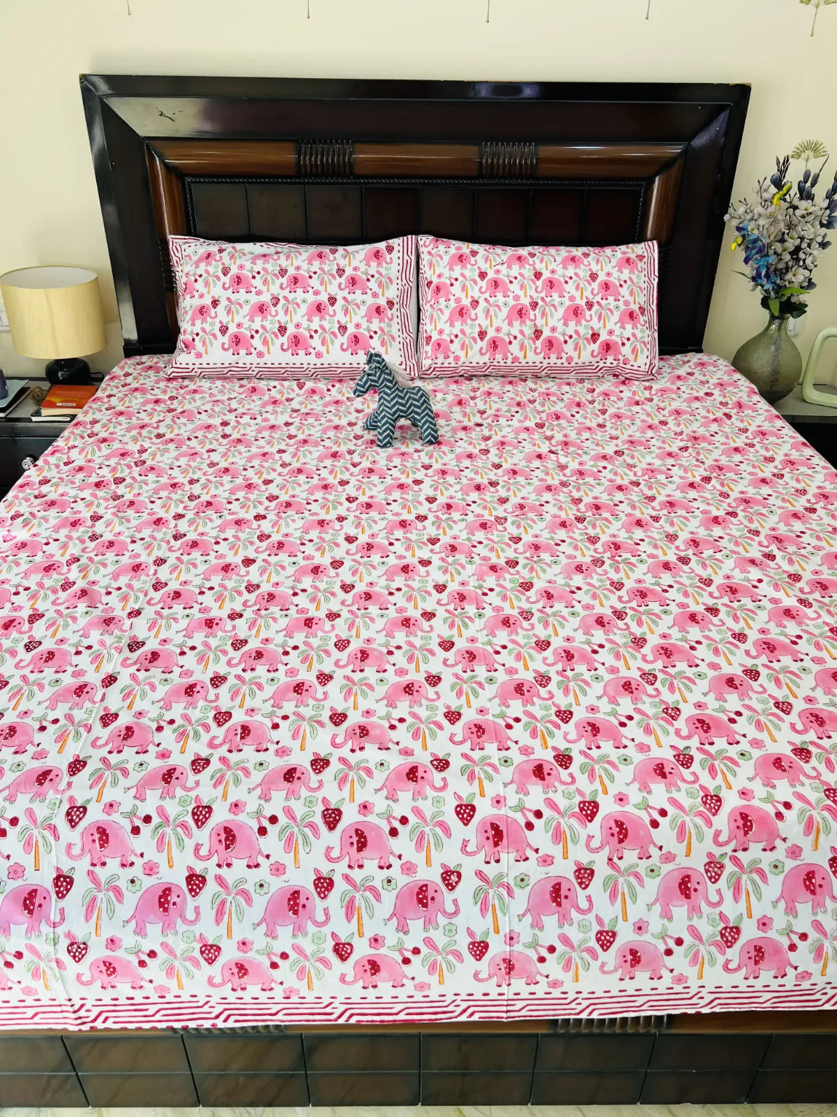 Baby Ella cotton bedsheet set - Heritagewear