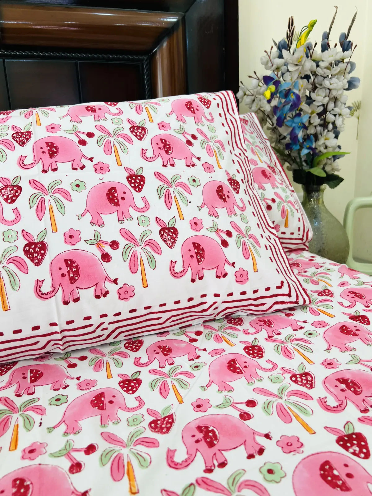 Baby Ella cotton bedsheet set - Heritagewear