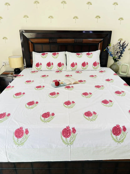 Anar Boota cotton bedsheet set - Heritagewear