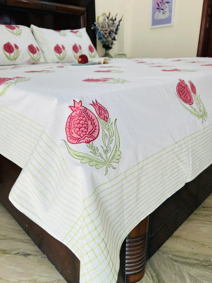 Anar Boota cotton bedsheet set - Heritagewear