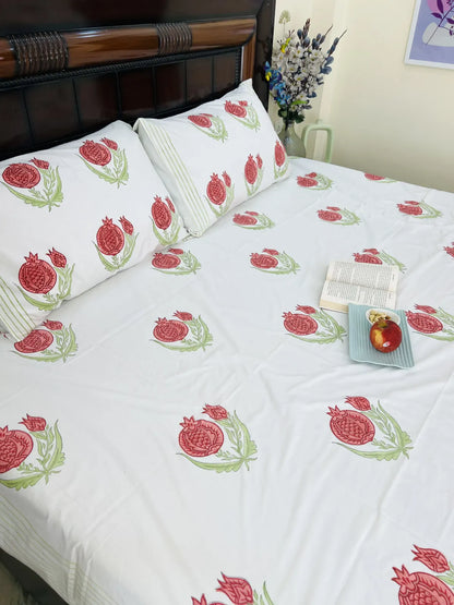 Anar Boota cotton bedsheet set - Heritagewear