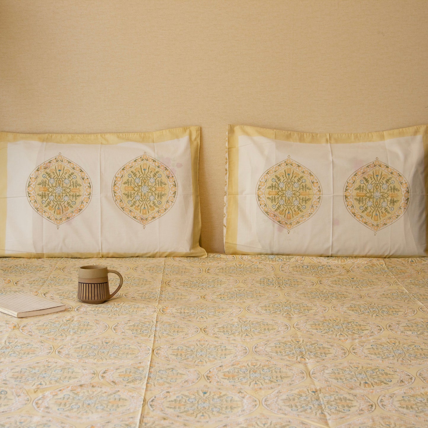 Eden Garden Pure Cotton Super King Bedsheet by Heritagewear
