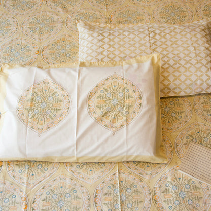 Eden Garden Pure Cotton Super King Bedsheet by Heritagewear
