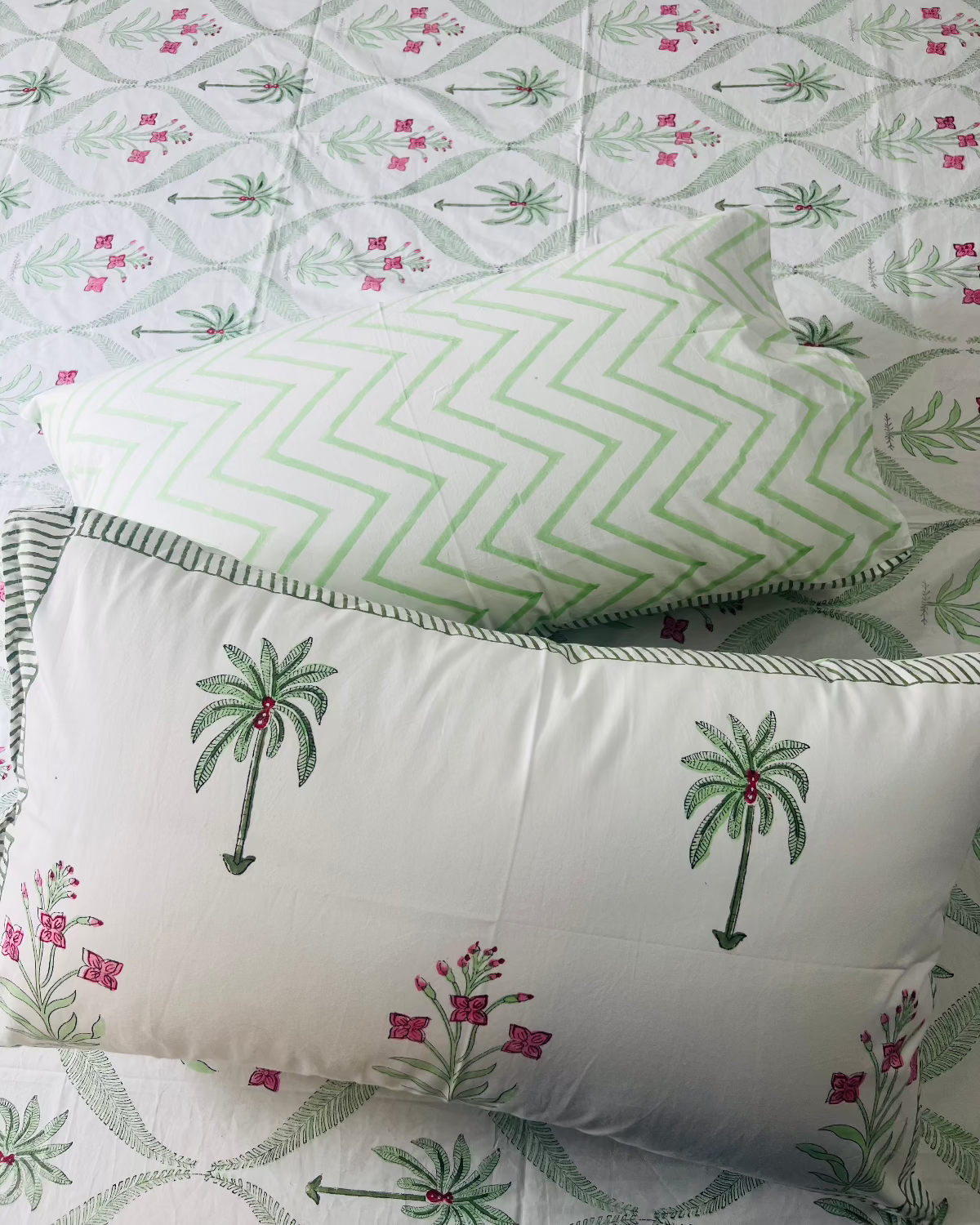 Maharani cotton bedsheet set - Heritagewear